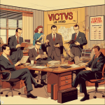 The VICTVS office set in the 1950s. As imagined by an AI.
